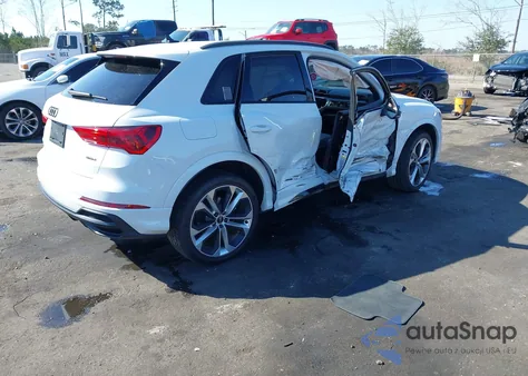 2022 Audi Q3 Premium Plus 45 Tfsi S Line Quattro Tiptronic z USA, uszkodzony, nr VIN WA1EECF35N1031413